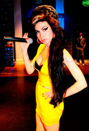 Imagen de Amy en el museo de cera de Madame Tussaud