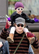 Heath y su hija Matilda